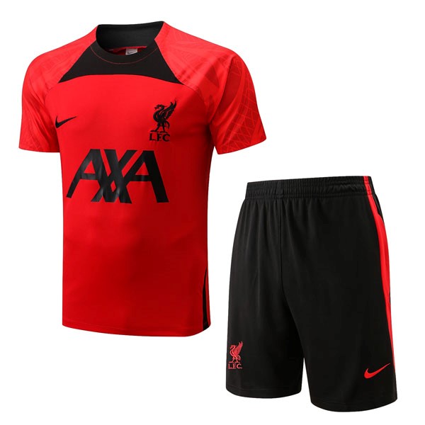 Camiseta Entrenamiento Liverpool Conjunto Completo 2022-2023 Rojo